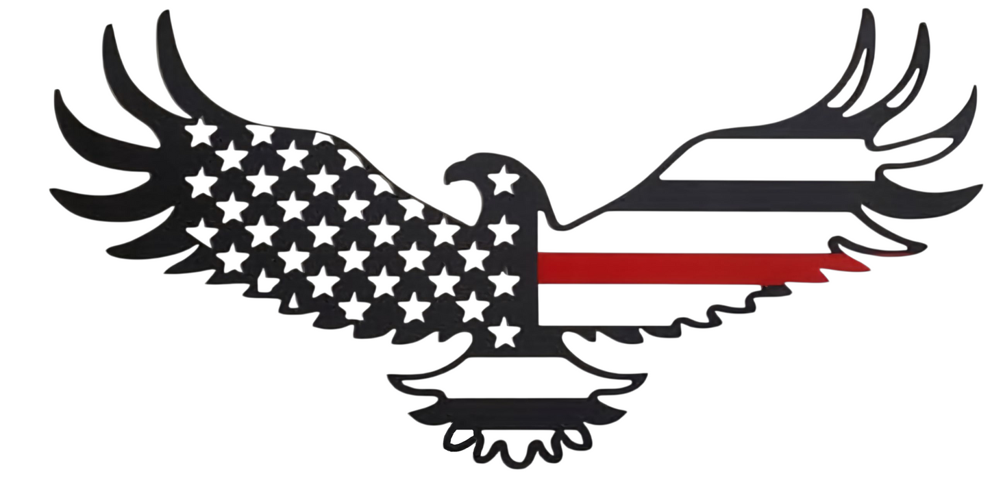American Eagle – Thin Red Line (12-Gauge Steel)