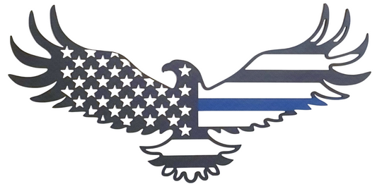 American Eagle – Thin Blue Line (12-Gauge Steel)